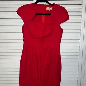 Women’s Red Business Attire Dress